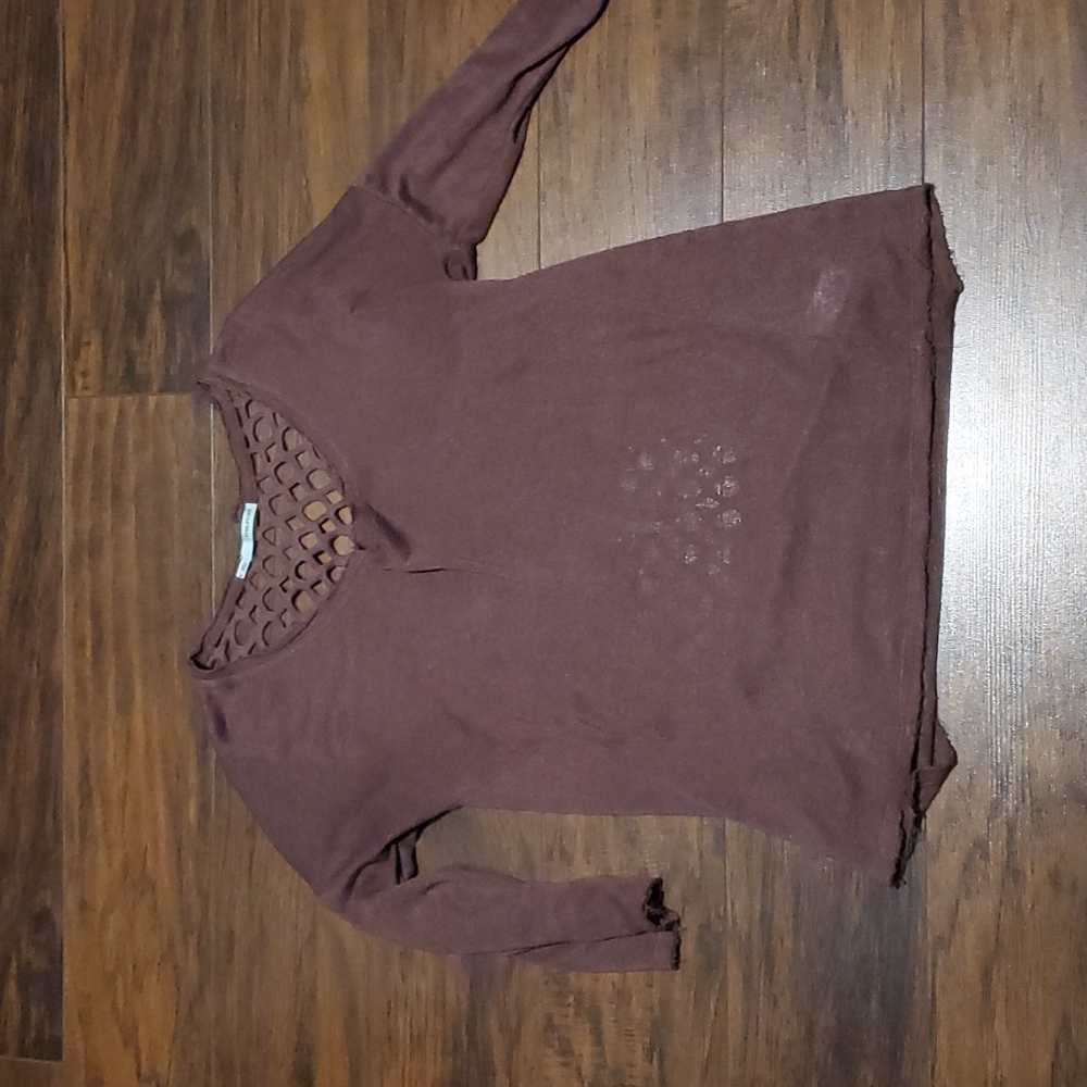 Maurices Crochet Back Top
